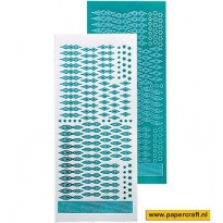 Star Sticker Mirror Blue