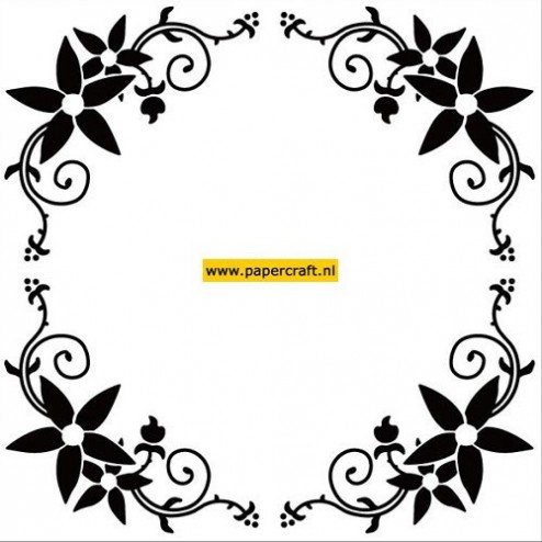 EFE010 Flower Frame Round