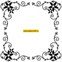 EFE009 Flower Frame Square