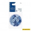 Parisienne Blue Polka Dot Buttons