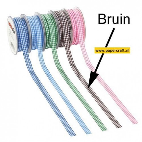 Ruitenband Bruin