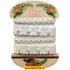 Ju0925 Flower Ribbon White and Off White