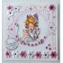 JU0925 Flower Ribbon White and Off White