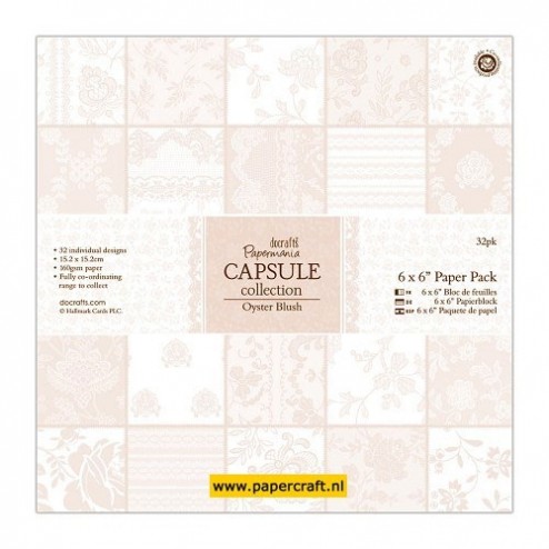 PMA 160222 Oyster Blush Paper Pack 6x6