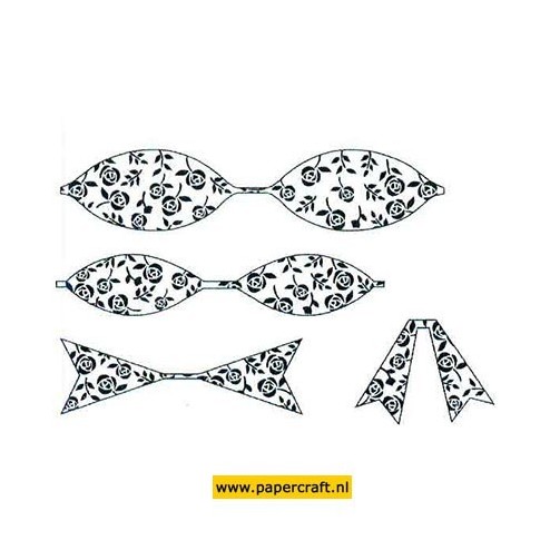 UMS565 Floral Bow