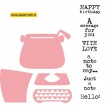 COL1358 Eline's Typewriter