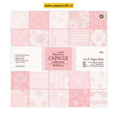 PMA 160231 Wild Rose 6x6