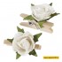 Mini Rozen Clip Wit