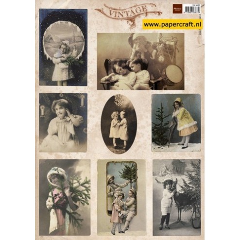 VK9537 Tiny's Vintage Christmas Cards 1