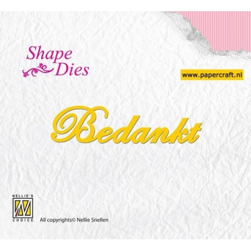 SD049 Dutch Text Bedankt