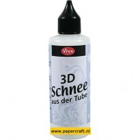3D Tuben Schnee White