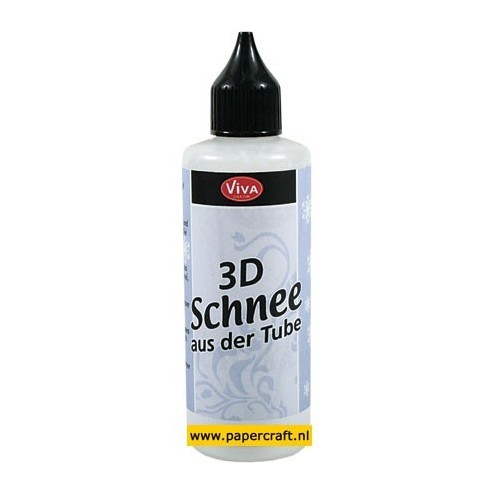 3D Tuben Schnee White