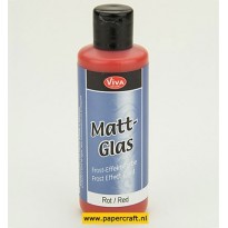 Matt-Glas Rot