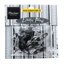 JU0944 Mini Pins Black & White