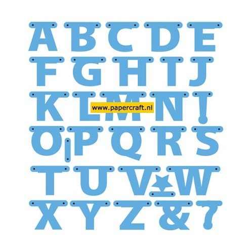 LR0340 Alphabet Garland