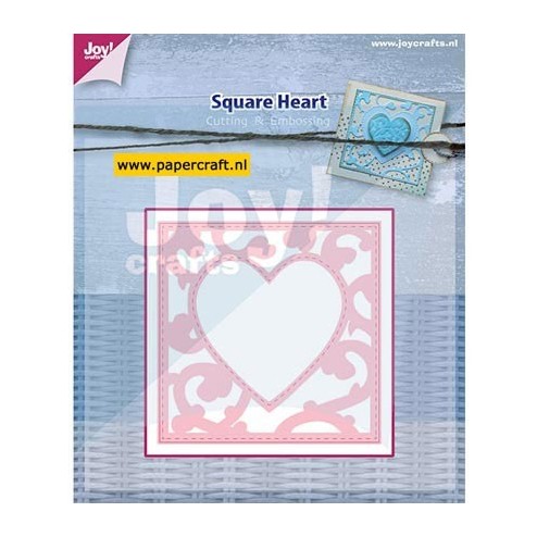 6002/0445 Vierkant met Hart