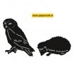 CR1339 Tiny’s Animals Owl & Hedge Hog