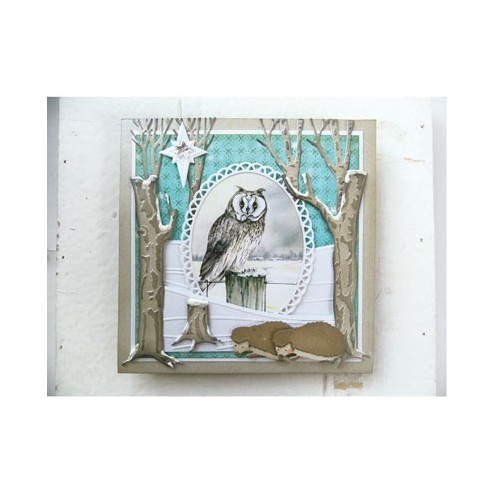 CR1339 Tiny’s Animals Owl & Hedge Hog