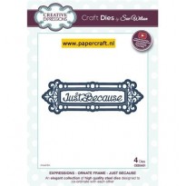 CED5421 Ornate Frame Just Because