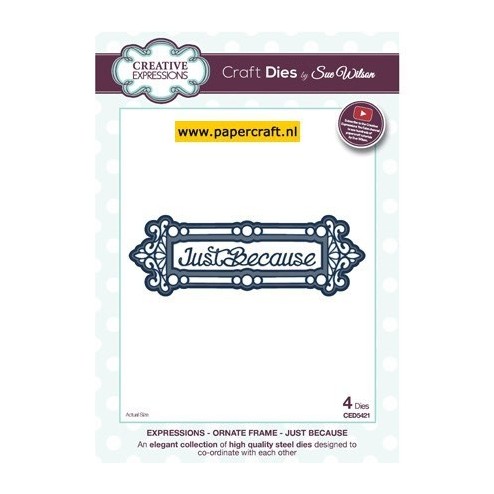 CED5421 Ornate Frame Just Because
