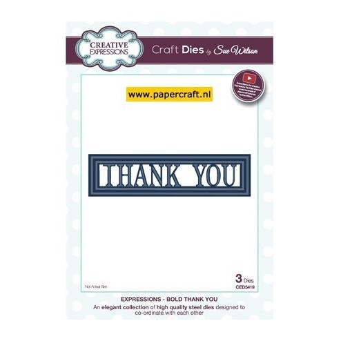 CED5419 Bold Thank You