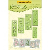 45.1536 Small Butterflies & Flowers