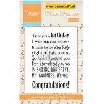 CS0965 Today is a Birthday