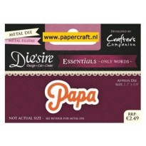 Crafter's Companion Snijmal Papa uit de Die'sire Essentials collectie, code: DS-E-W-13