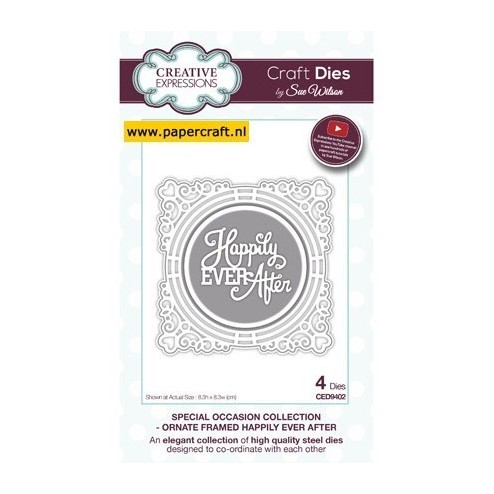 CED9402 Ornate Framed Happy Ever After