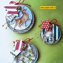 SP0627 Set Winter Kerstbal Kaarten