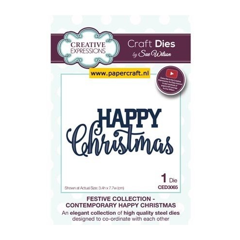 CED3065 Contemporary Happy Christmas