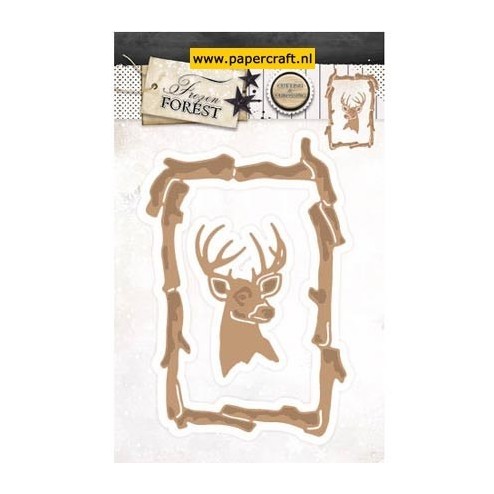 Frozen Forest Stencil 18