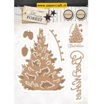 Frozen Forest Stencil 14