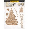 Frozen Forest Stencil 14