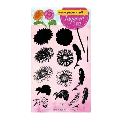 STAMPLS15 Layered Flower Stamps 15