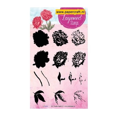 STAMPLS14 Layered Flower Stamps 14