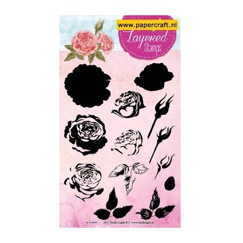 STAMPLS13 Layered Flower Stamps 13