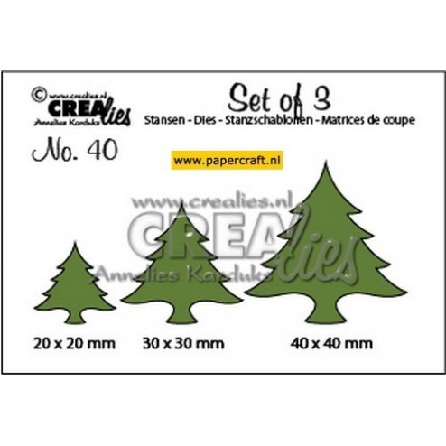 CLSET40 Kerstbomen Dik