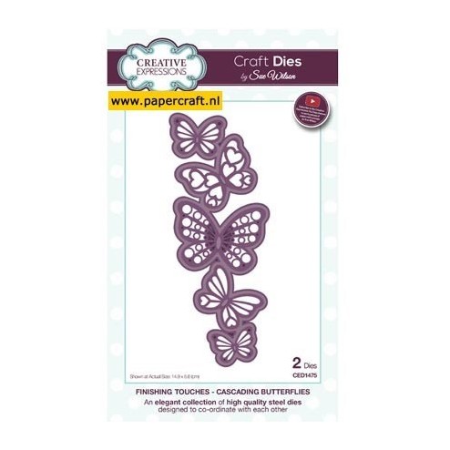 CED1475 Cascading Butterflies