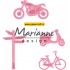 COL1436 Village Decoration Set 4 Bycicle