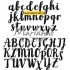 CR1416 Brush Alphabet