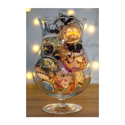 Christmas Balls White Plastic