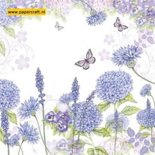 111330/9310 Wilde Bloemen Paars