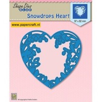 SDB008 Snowdrops Heart