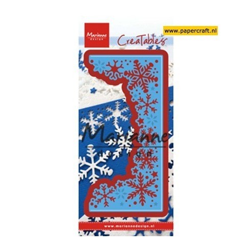 LR0498 Snowflakes Border