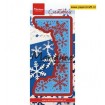 LR0498 Snowflakes Border