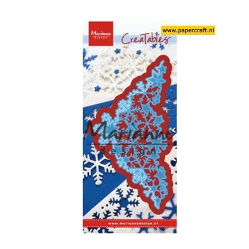 LR0497 Snowflakes Corner