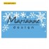 LR0498 Snowflakes Border