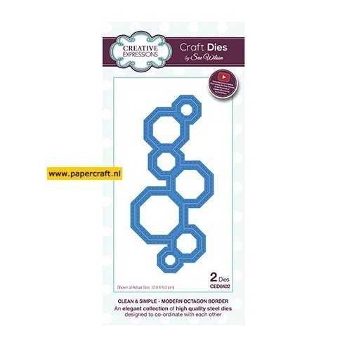 CED8402 Modern Octagon Border