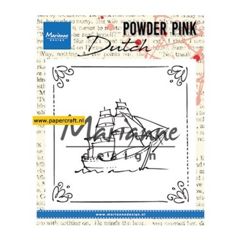 PP2806 Powder Pink Sailboat